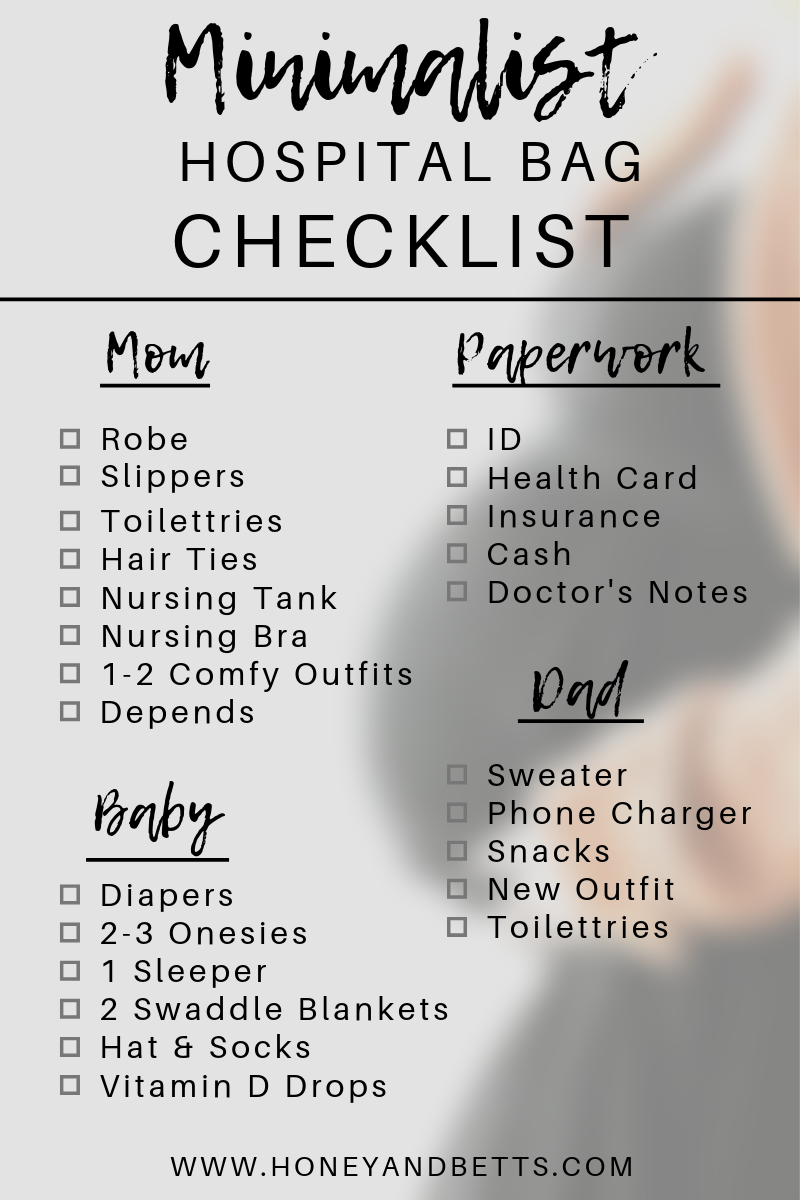 Dad's Hospital Bag Checklist | lupon.gov.ph